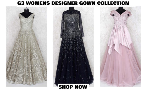 G3+ Women's designer gown's collection