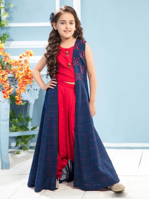 Indo western salwar suits for young girls