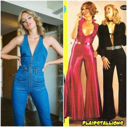 Jumpsuit fashion of the 70s