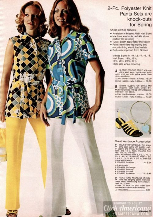 tunic tops of 1970