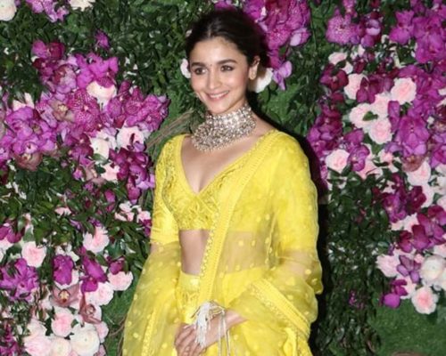  Alia Bhatt in sabyasachi lehenga