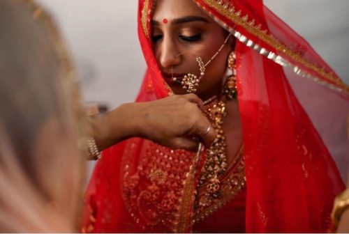 Mohena Kumari Singh in sabyasachi lehenga