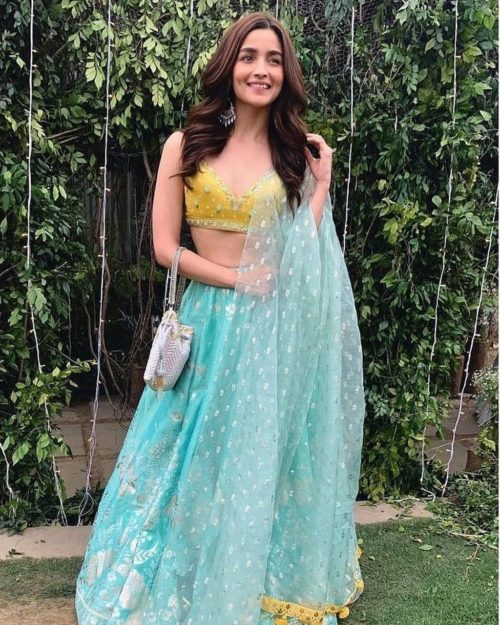 Alia bhatt in Anita Dongre Lehenga