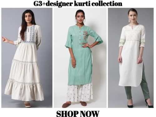 G3+ Designer Kurti Collection