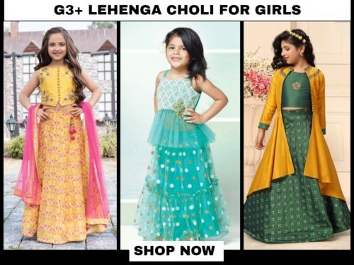 G3+ lehenga choli for girls