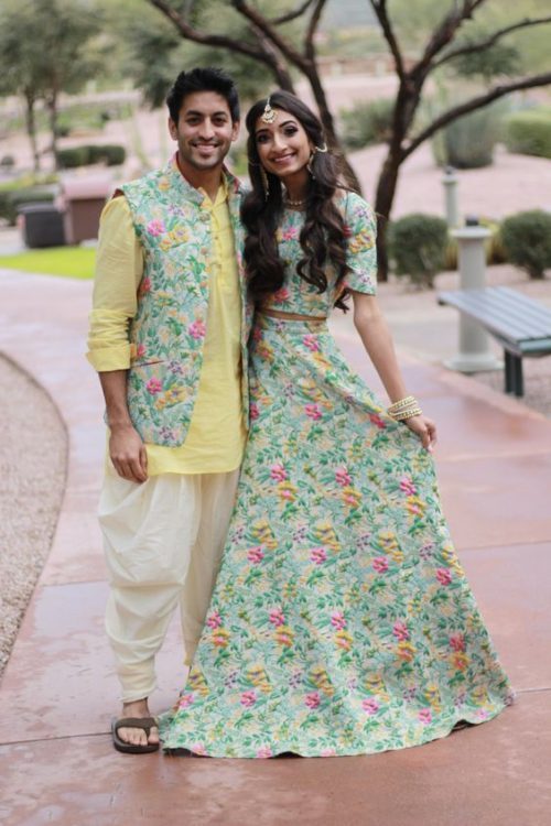 Beautiful Traditional Grey Matching Couple Dress – mahezon
