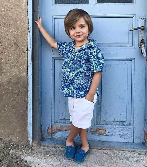 little boy floral summer outfit