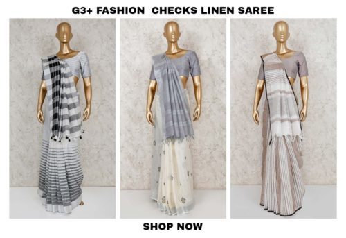 shop online linen saree 
