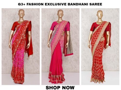 shop online bandhani saree
