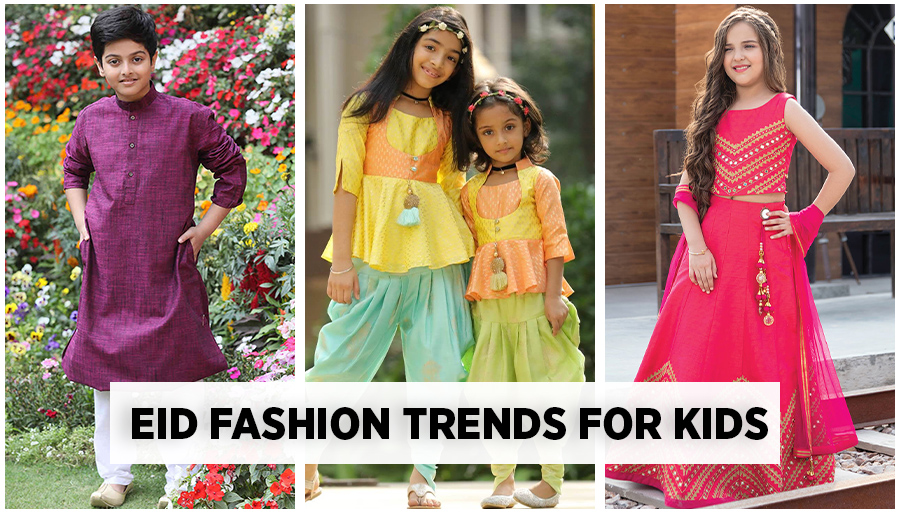 Kids Eid Fashion Trends Eid Dresses for Boys and Girls G3 Fashion