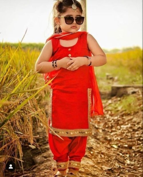 Punjabi Salwar Suit For Baby Girl | Maharani Designer Boutique