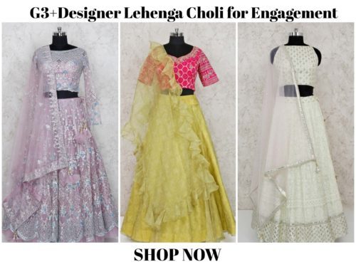 Engagement lehenga choli for bride to be online