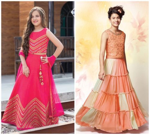 lehenga choli for toddler girls