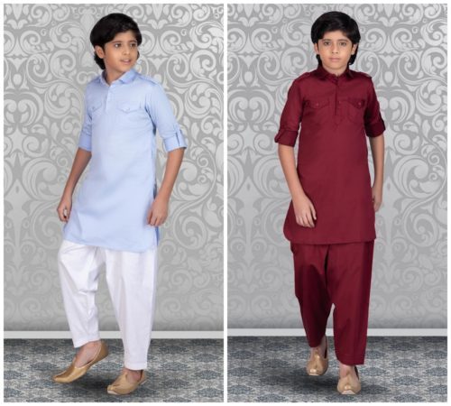 pathani suit for little boys, kids eid fashion trends