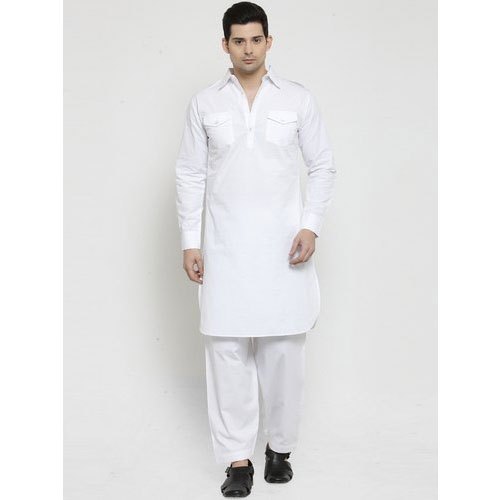 white latest pathani style