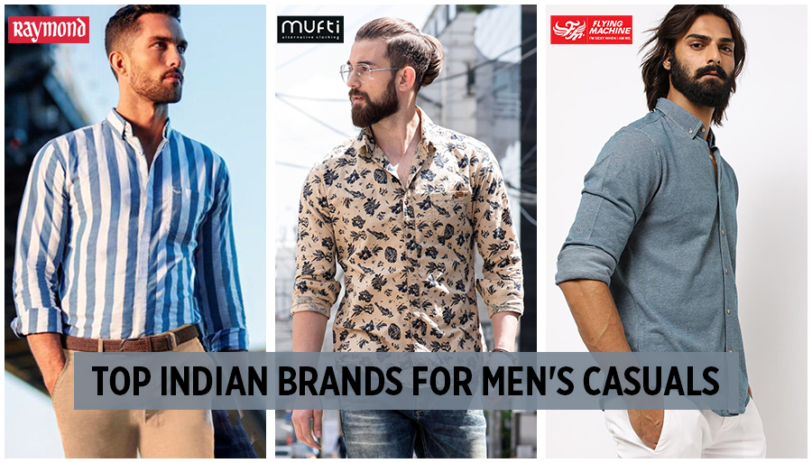 men's casual indian brands