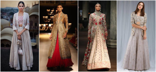 jacket style is the best types of lehengas