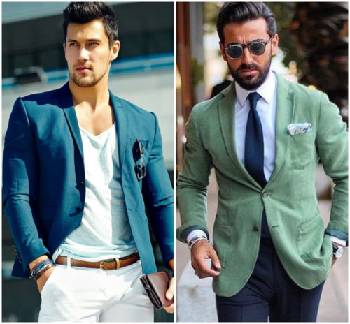unstructured jacket style blazer for men