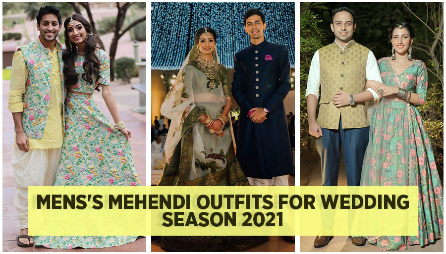 mens indian wear outfit for mehendi