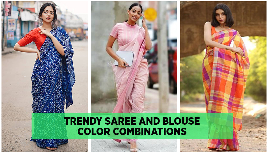 saree colour combinations for women