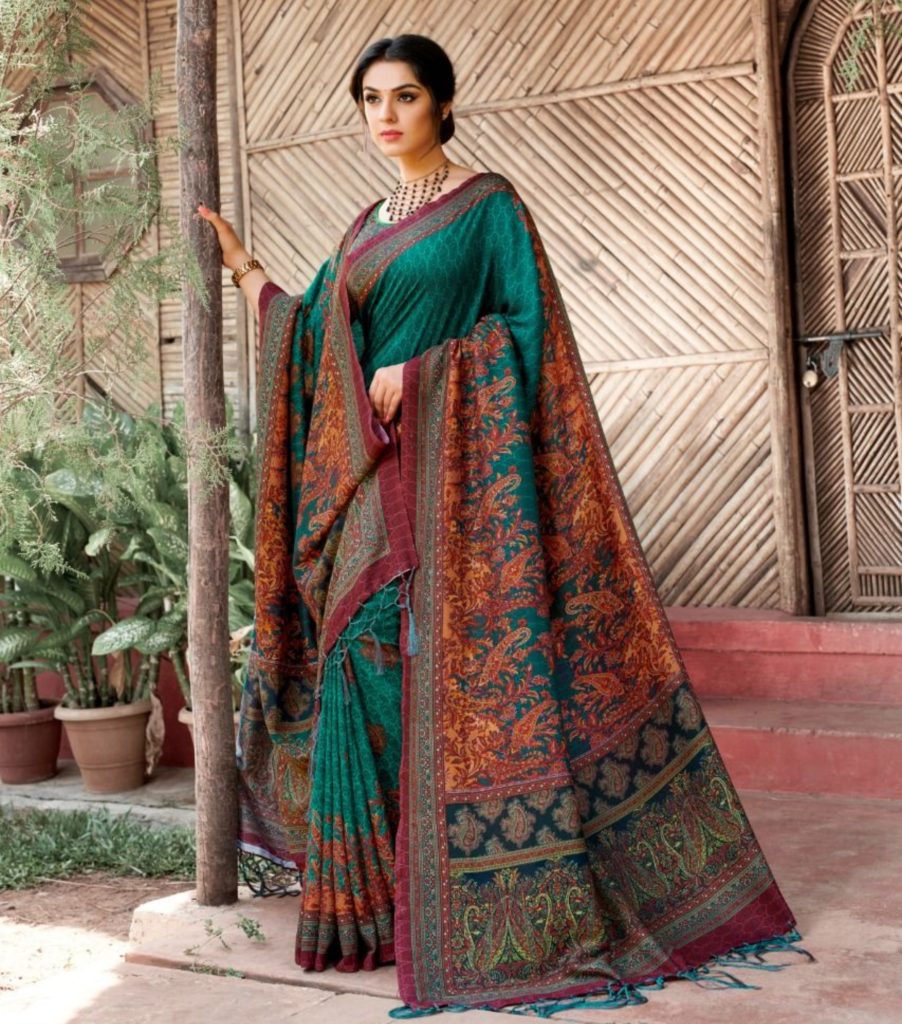 pashmina silk saree types of silk sarees