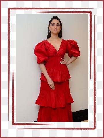 red dresses for valentine's day dinner