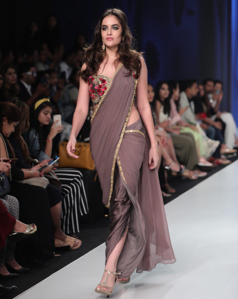 dhoti saree design for wedding 2021, indian wedding wear women