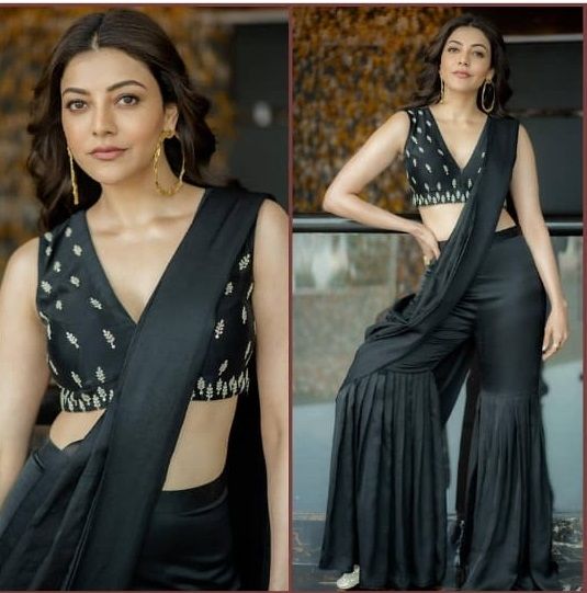 sharara style saree 2021