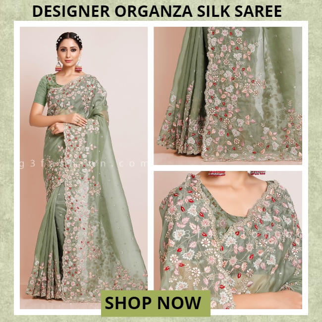 shop green silk saree online