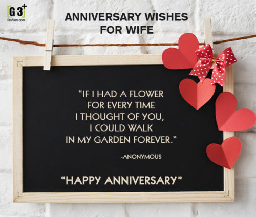 anniversary wishes for wife status