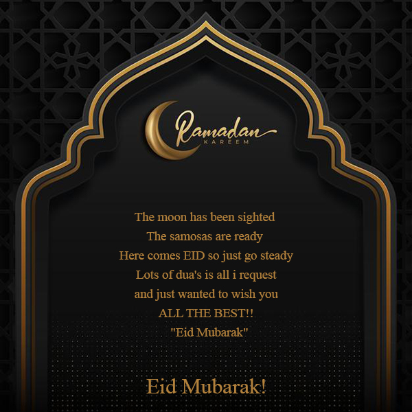 eid mubarak poem