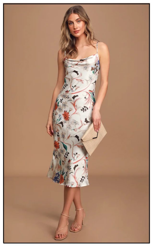 floral print dress design