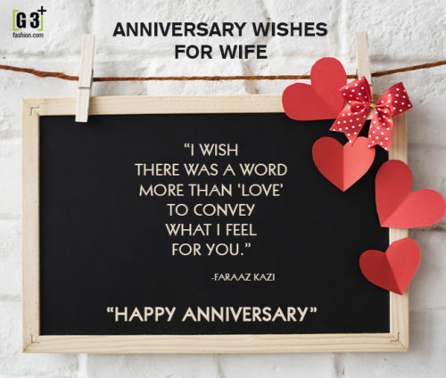 marriage anniversary wishes for her