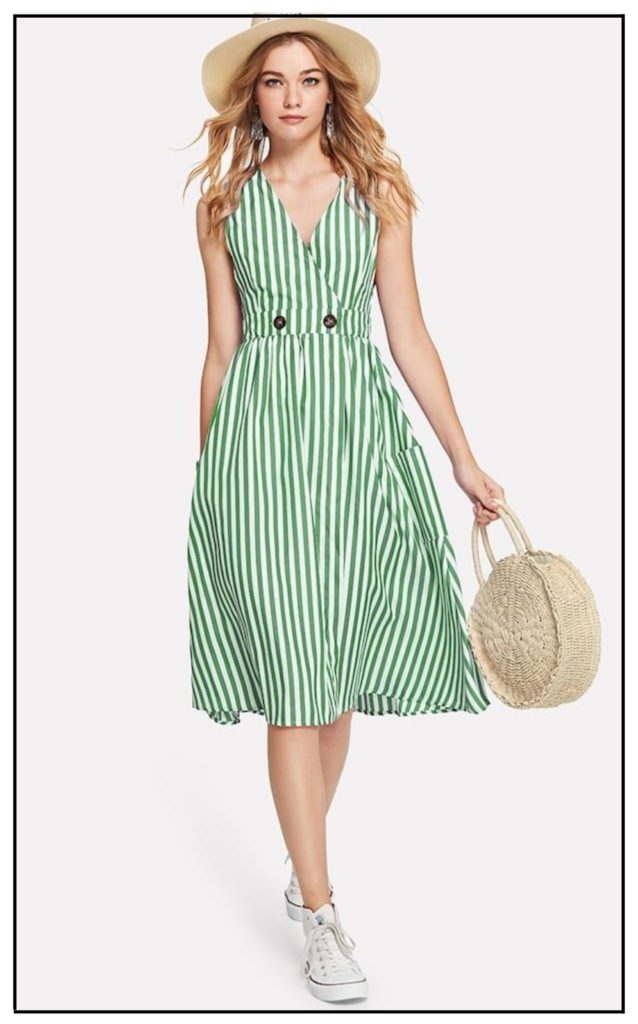 striped dresses for ladies