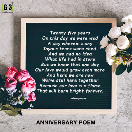 wedding anniversary verses