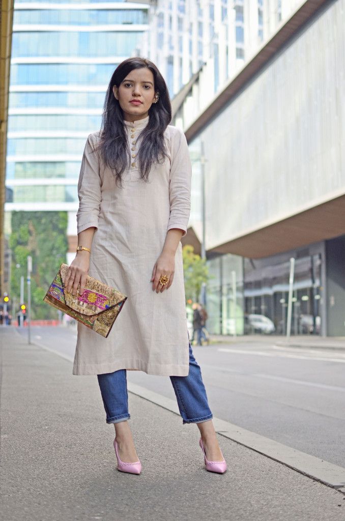 long kurti for office outfits