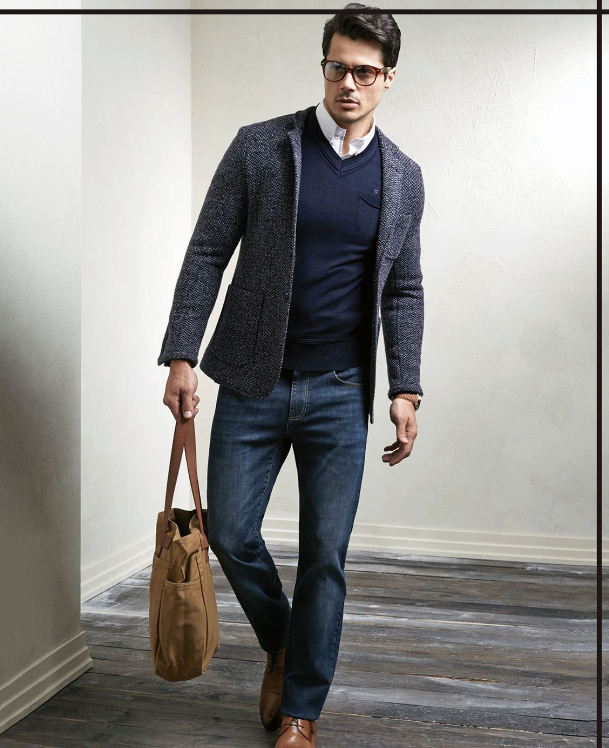 mens casual blazer with jeans 1