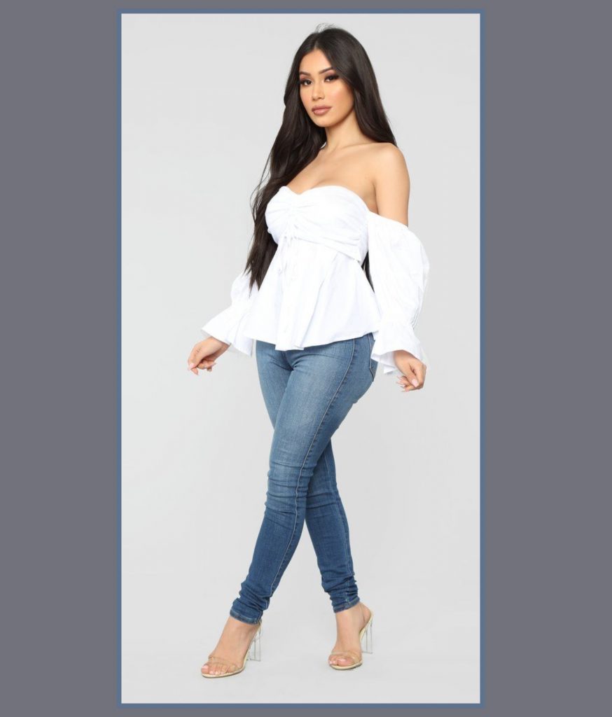 Casual Off- Shoulder Top for Women's