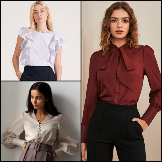 formal wear blouses