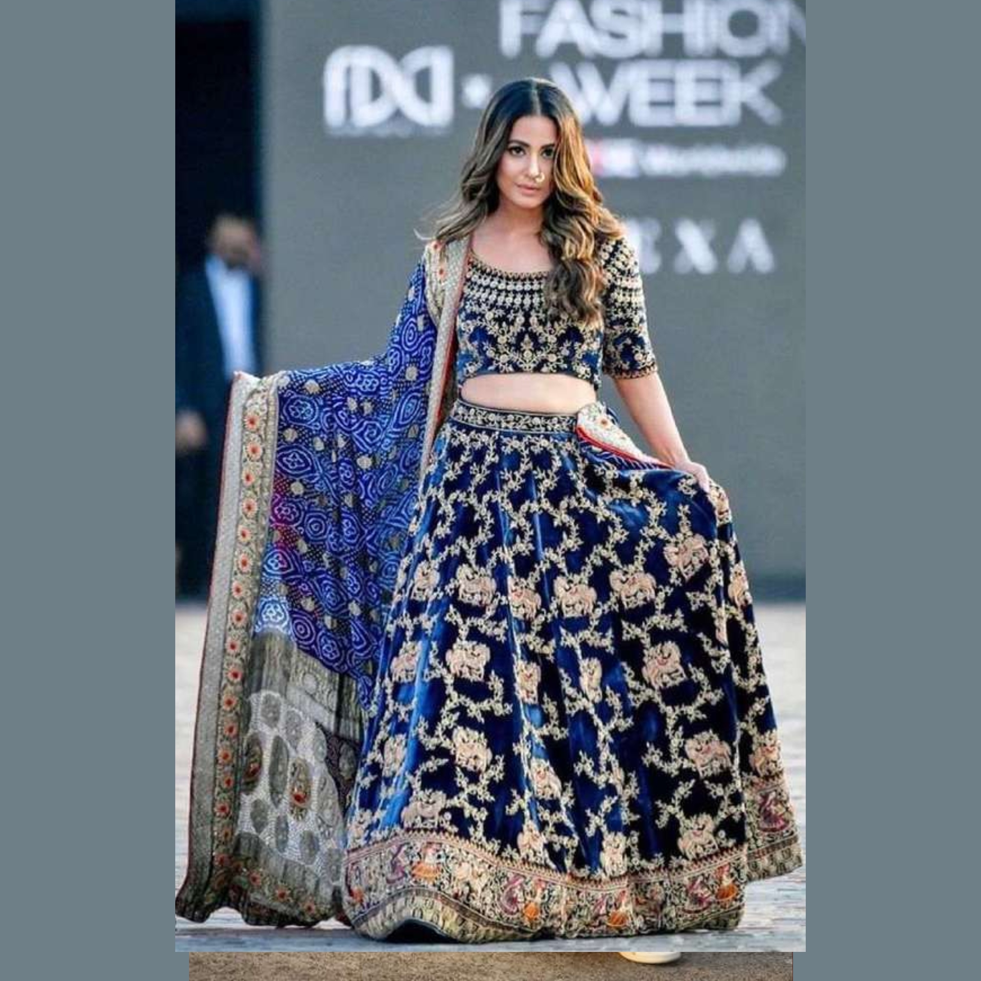 celebrity ethnic wear lehenga