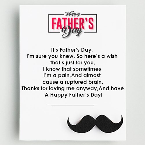 poems on father's day