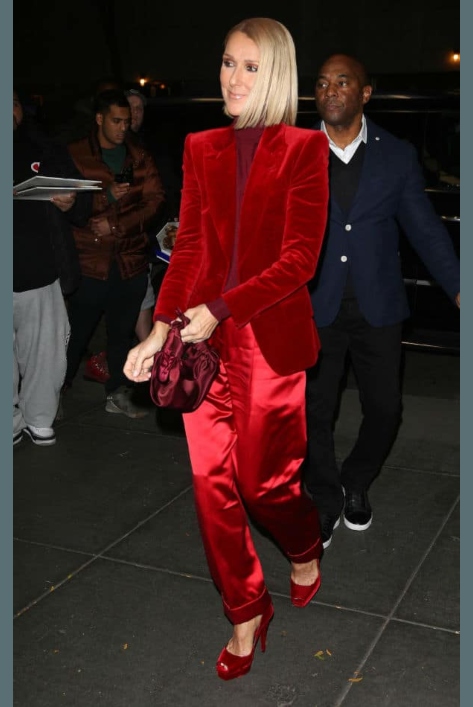 red velvet outfit