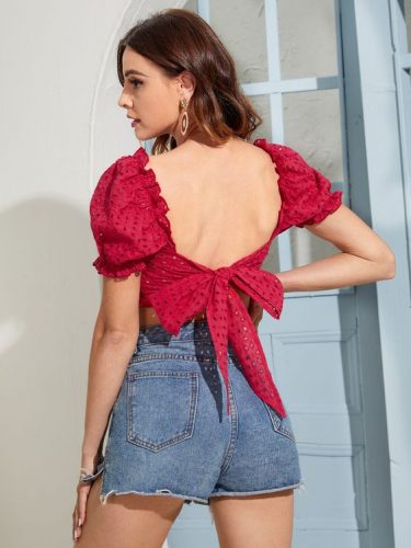 styled back tops