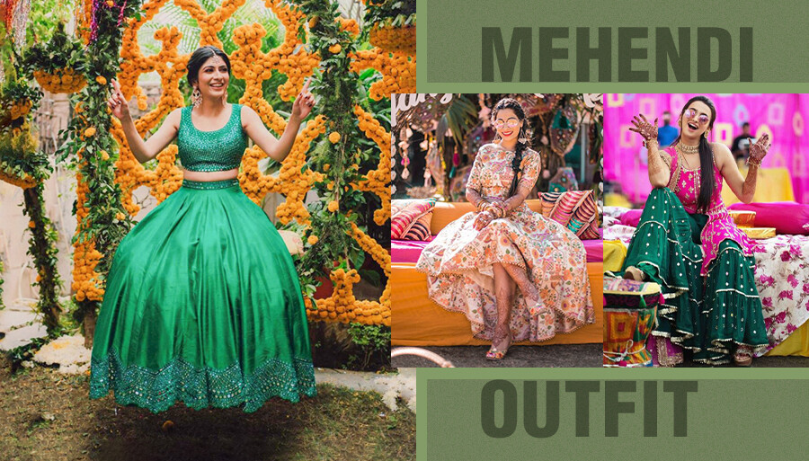 Bridal Mehendi Outfit Ideas