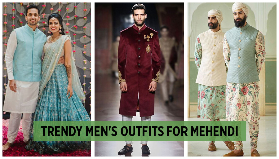 Mehendi Outfit for Groom