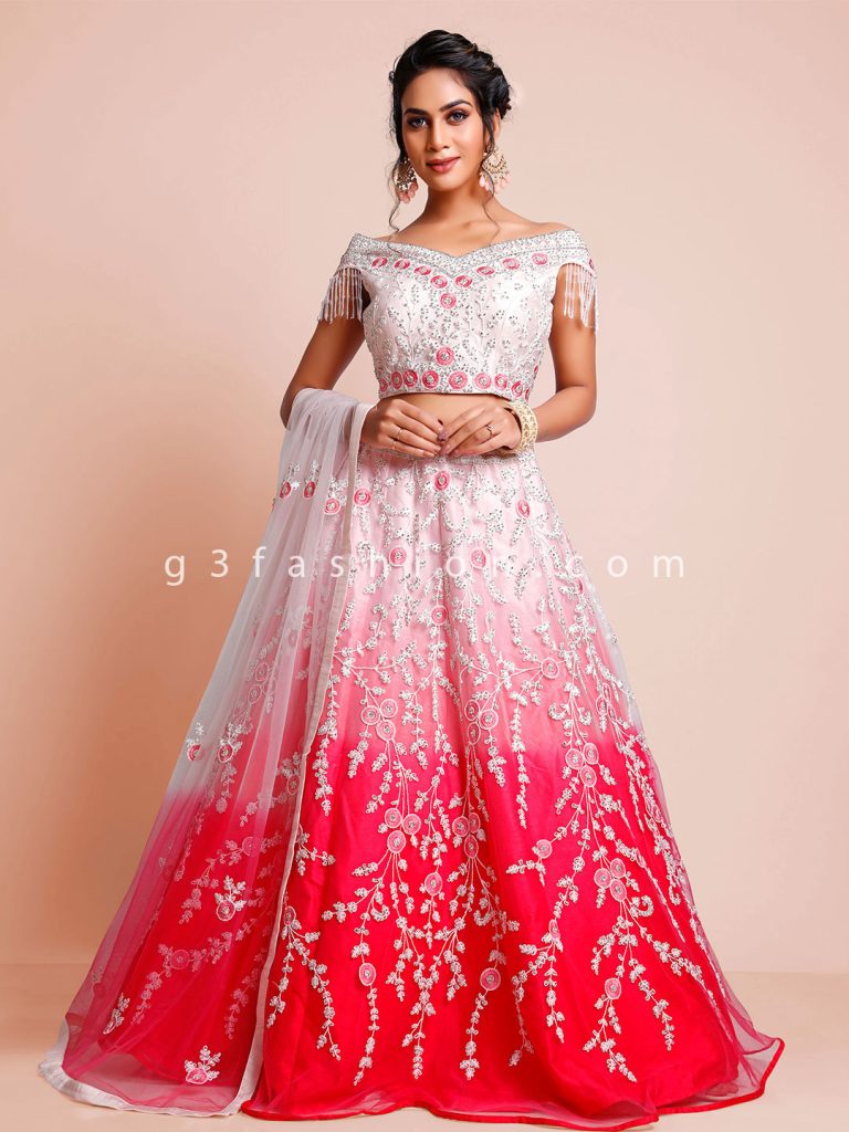 pink bridal mehendi outfits