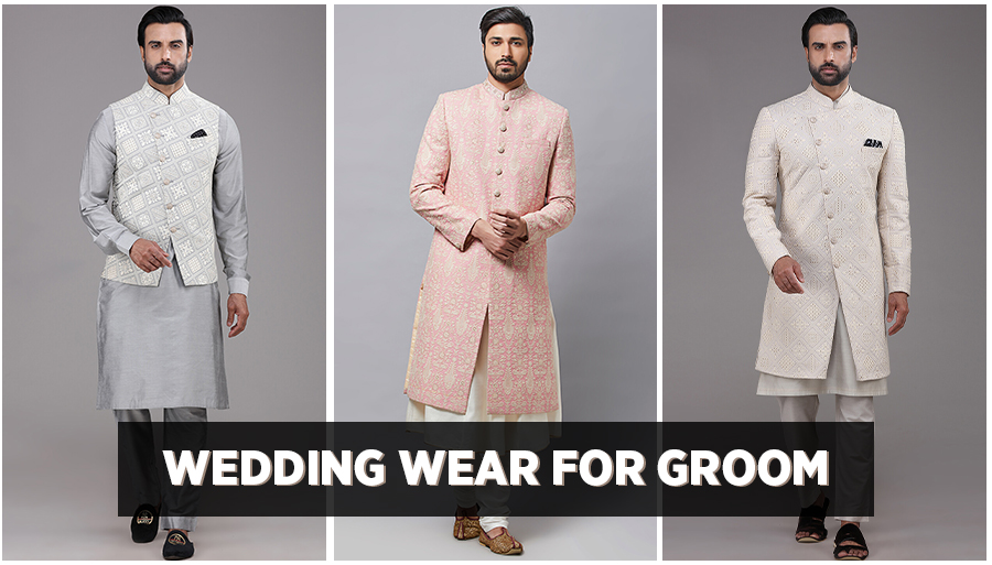 What are the most attractive wedding wear for groom