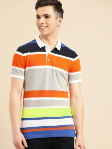 polo neck t-shirt for men