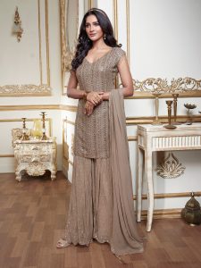 mirror work punjabi suit