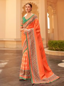 tussar silk saree